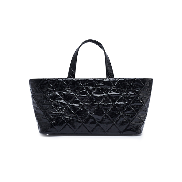 MODADONNA 意制真皮菱格 元宝型托特包