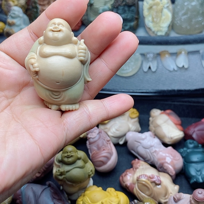 【闪购商品】定制石英质玉手把件未镶嵌