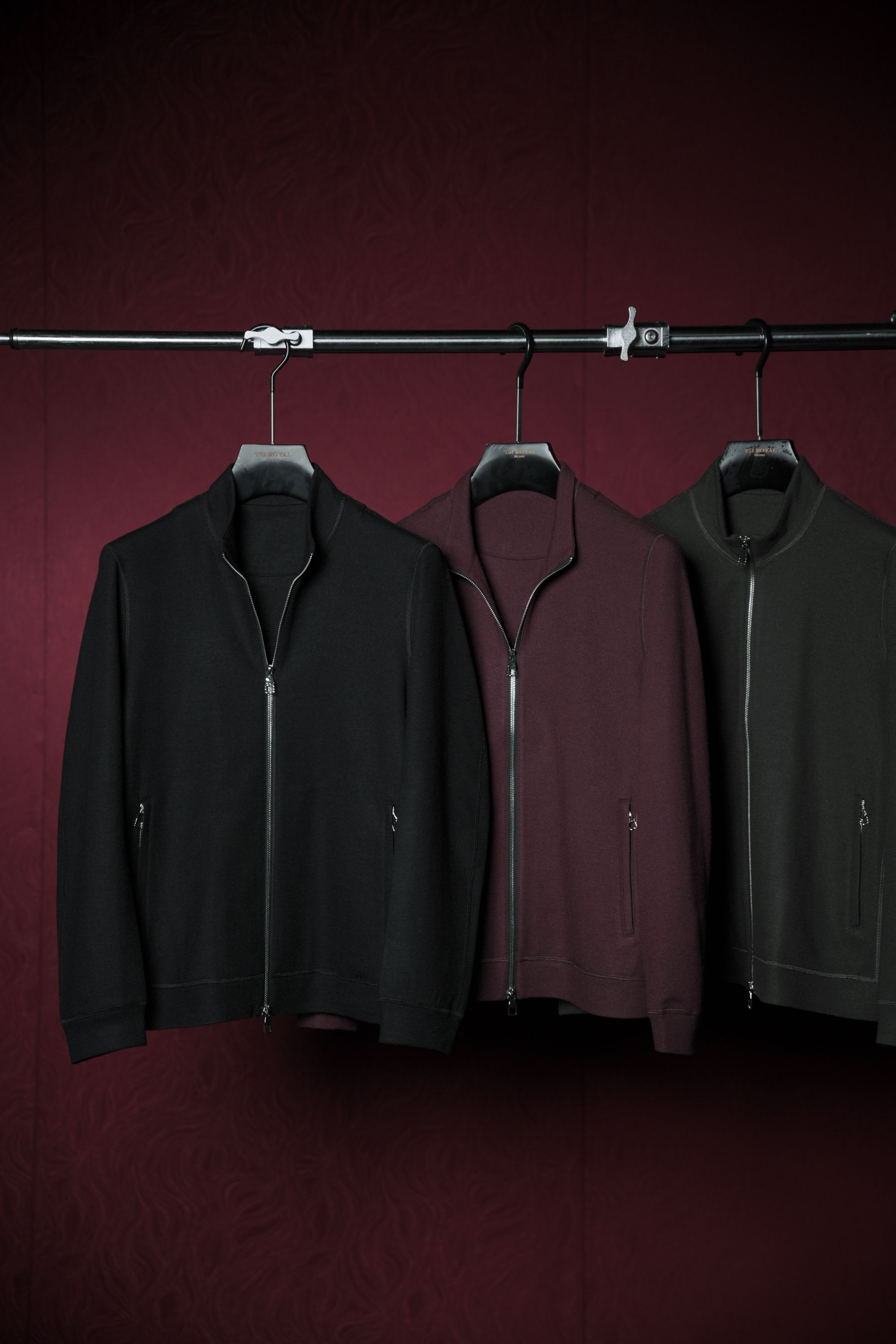 <宠粉款>男士秋冬新款宠粉款100进口绵羊毛拉链修身夹克外套71319