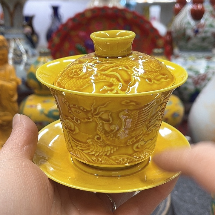 瓷片辞去摆件瓷器摆件
