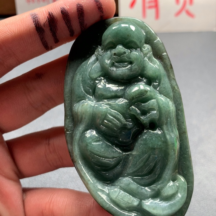 翡翠未镶嵌颈饰保真天然a货翡翠