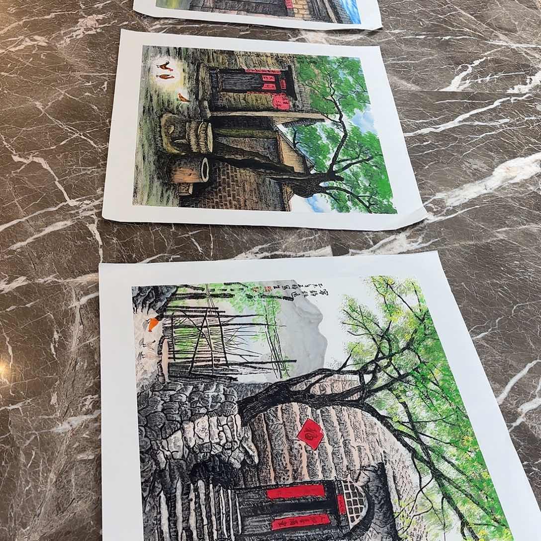 横款精品书画作品