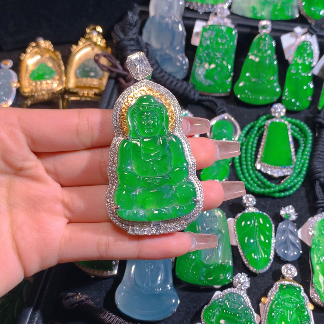 翡翠吊坠(不含链)未镶嵌K**i