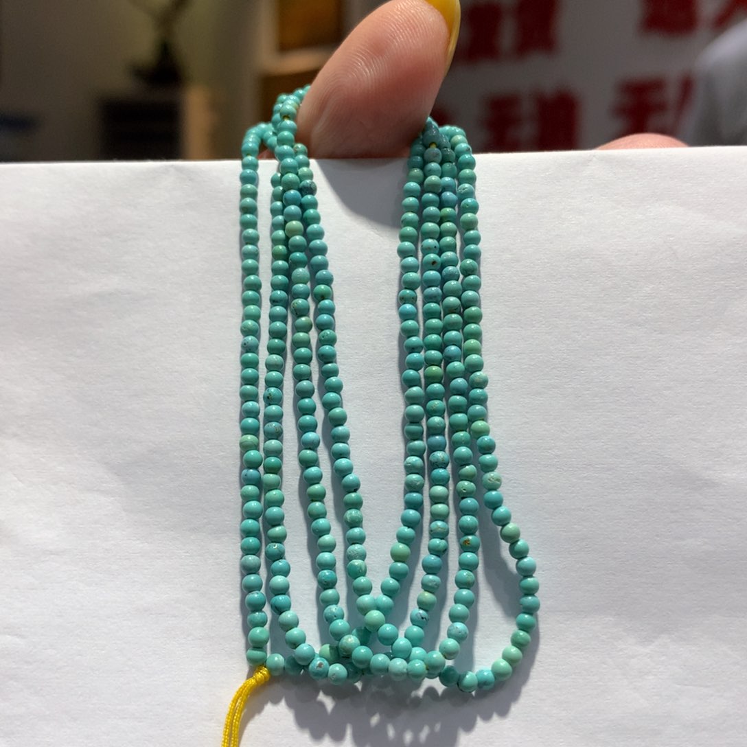 未镶嵌绿松石长链