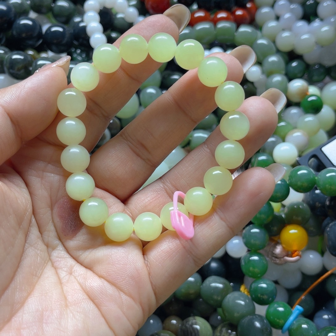 和田玉手链未镶嵌