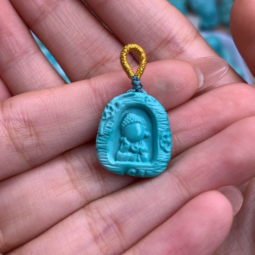 【闪购商品】绿松石无相佛未镶嵌