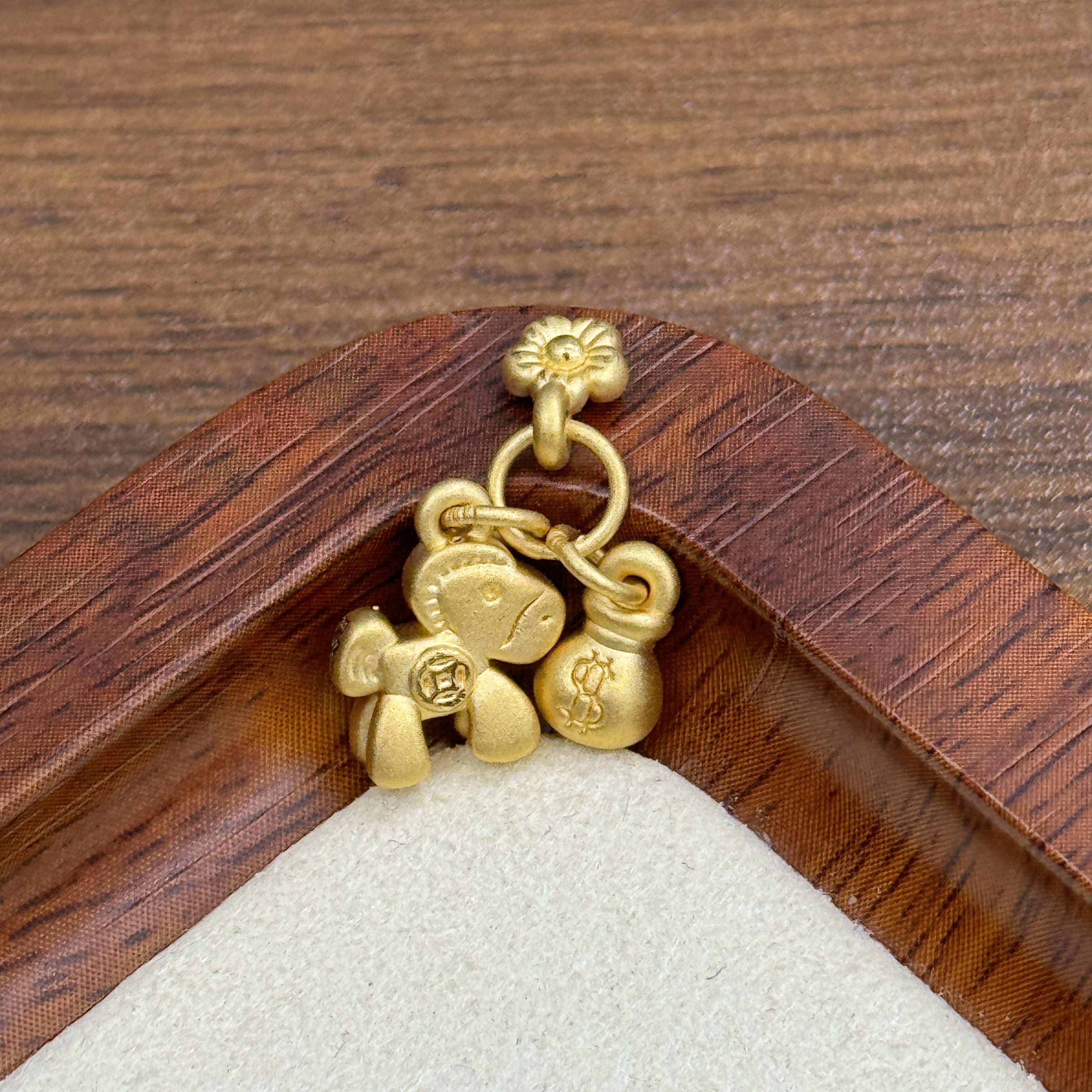 顺鑫黄金足金999马上有钱花提溜配件DP2228-01540