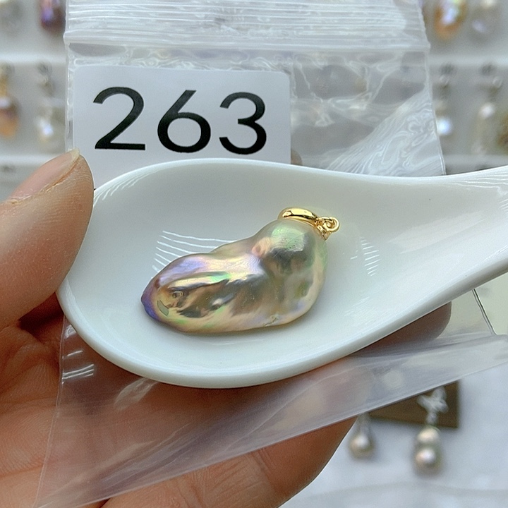 淡水珍珠颈饰银S925镶嵌