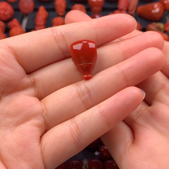 南红玛瑙未镶嵌奶嘴三通13mm