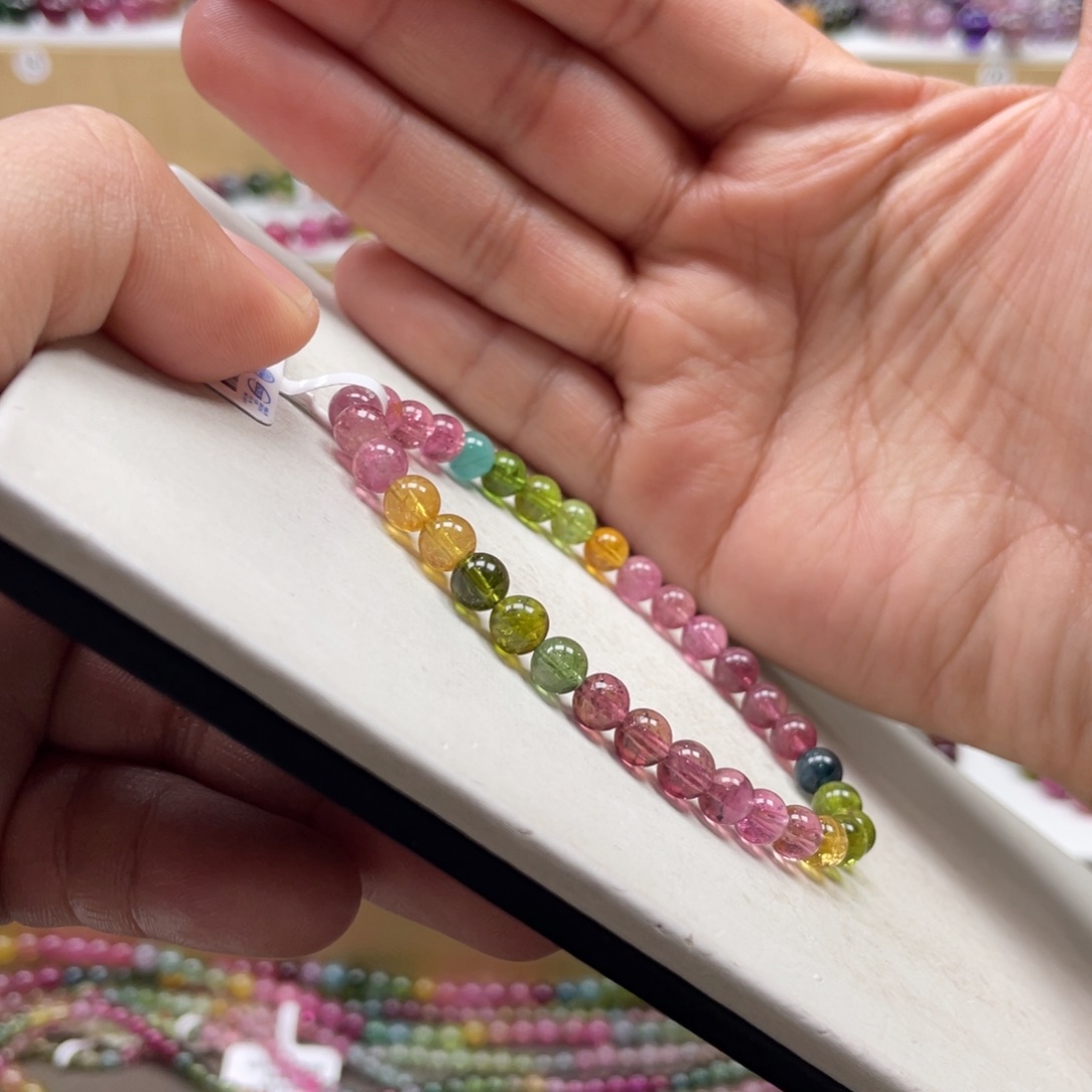 碧玺手串未镶嵌5.5mmmmmmmmmmmmmmm