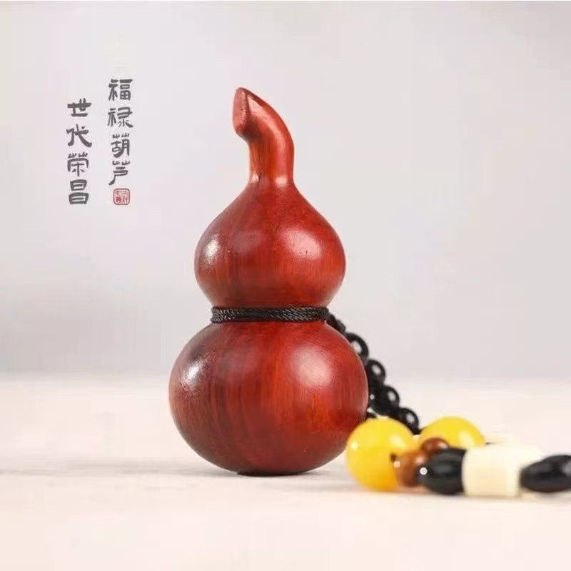 s0067 精美压缩手把件葫芦手串【无礼盒】