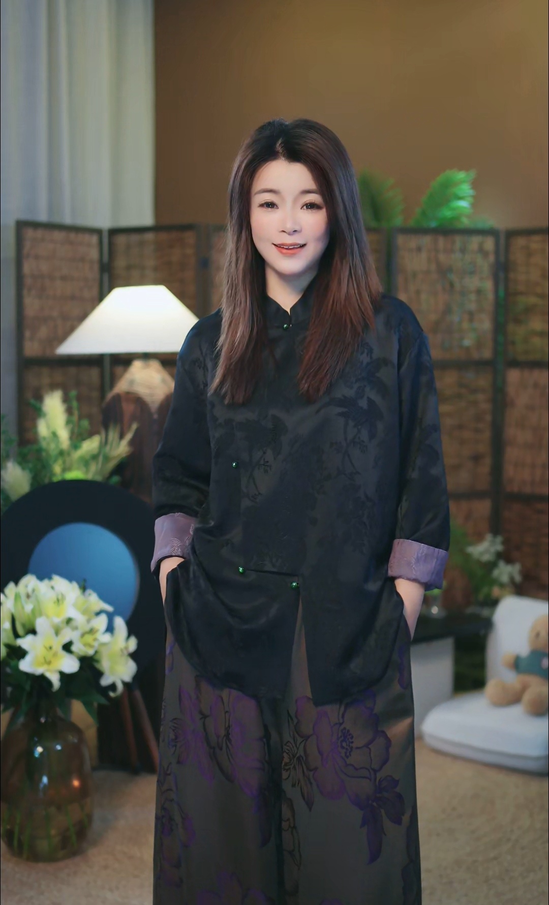 杯子家《老钱风提花上衣》秋冬打底单穿内搭超百搭长袖斜襟显瘦款