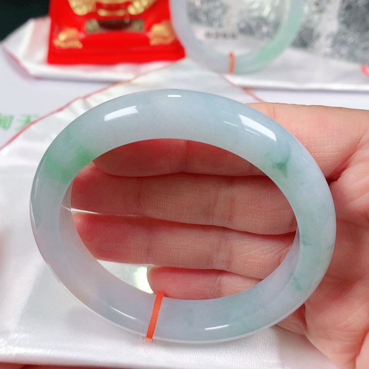 未镶嵌手镯翡翠   编号0112 正圈57 福利镯