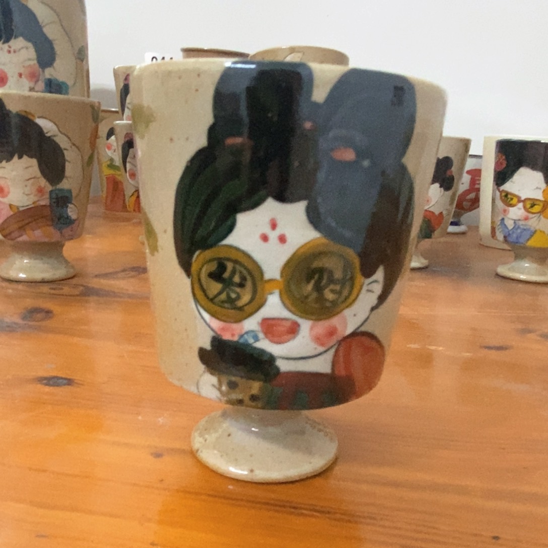 摆件景德镇陶瓷手绘的真好看