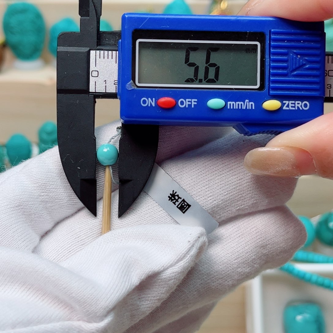 绿松石圆珠未镶嵌