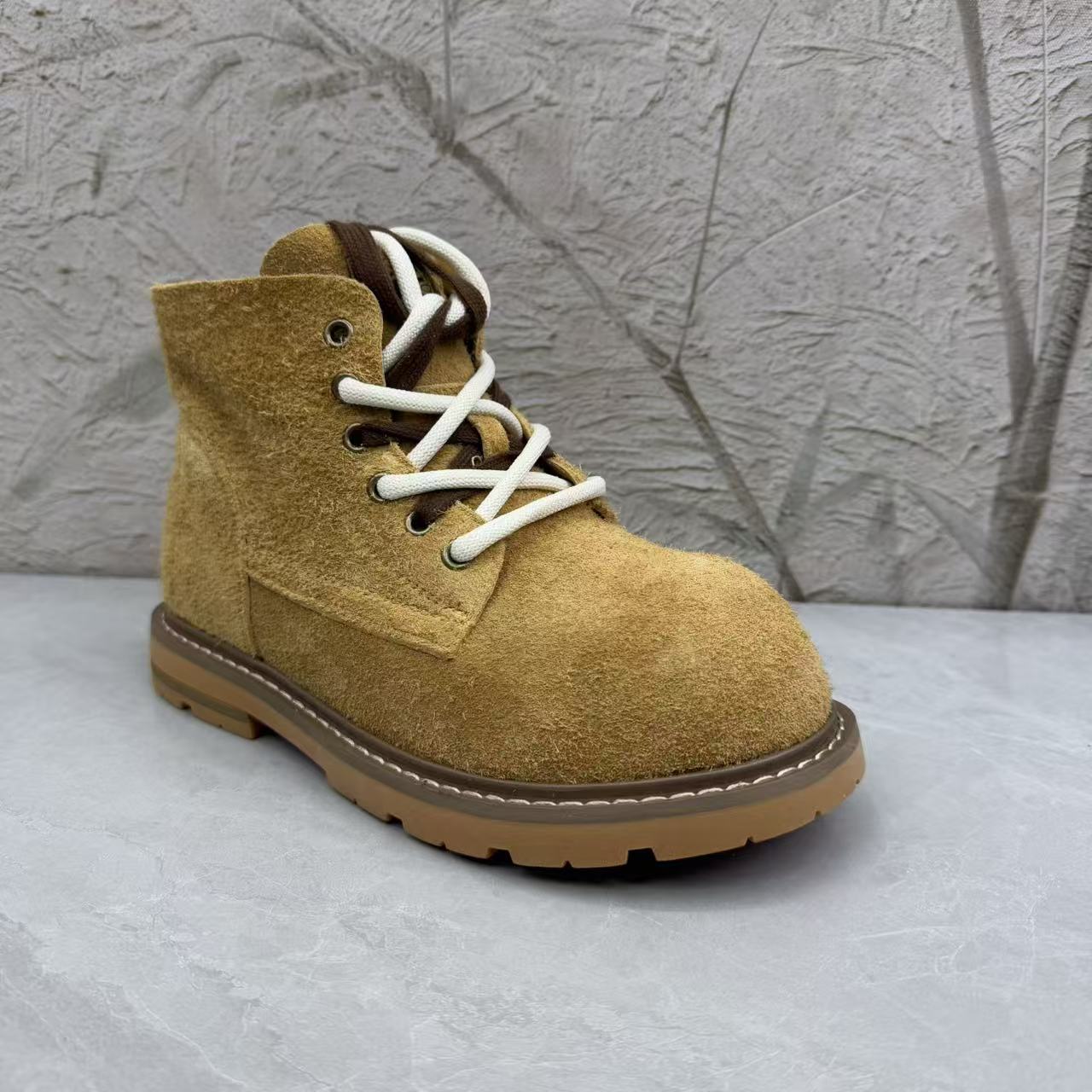 短靴女女靴子（牛皮）56087