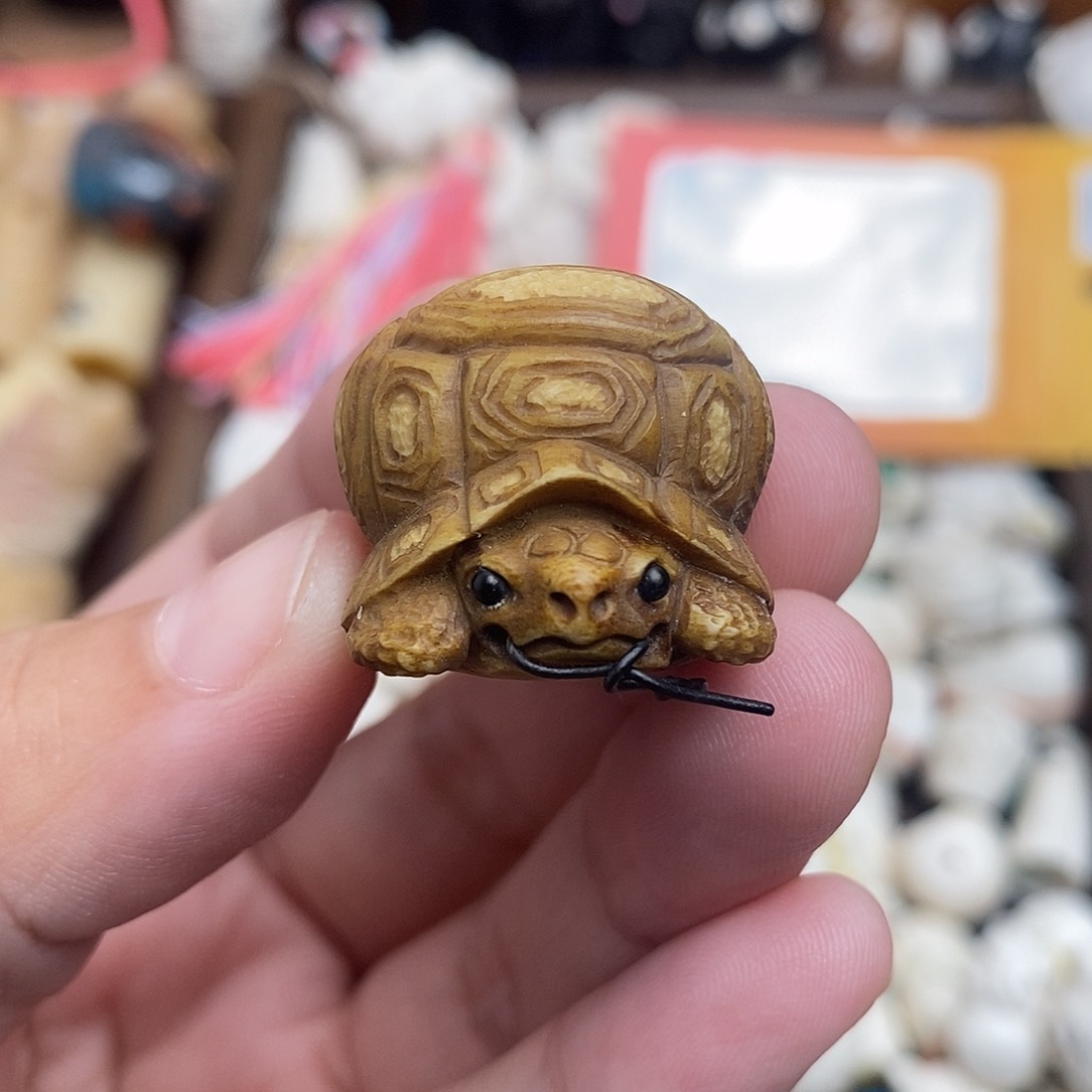 鹿骨把件c30富甲一方