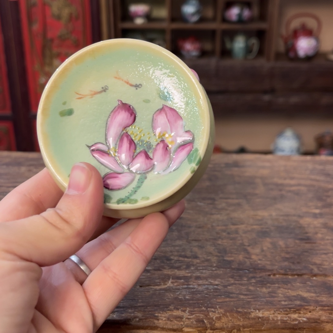 柴烧手工手绘陶瓷