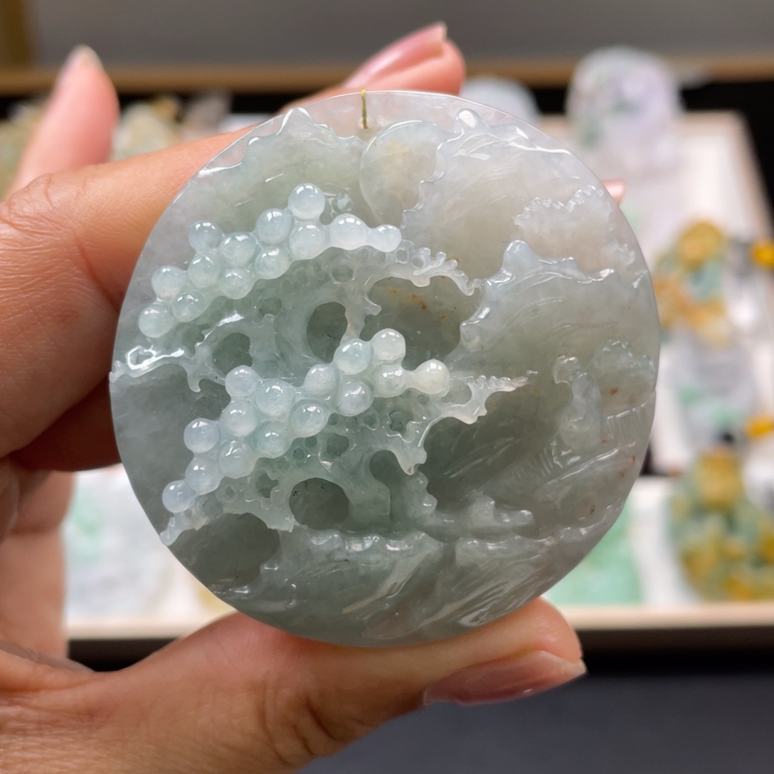 翡翠吊坠(不含链)未镶嵌