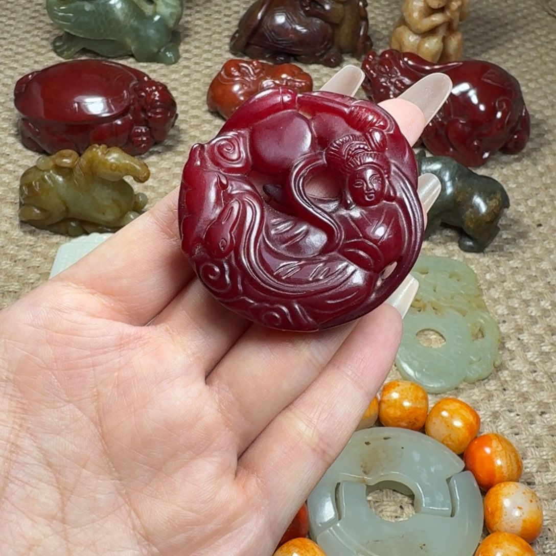 吊坠白玉菩提挂件