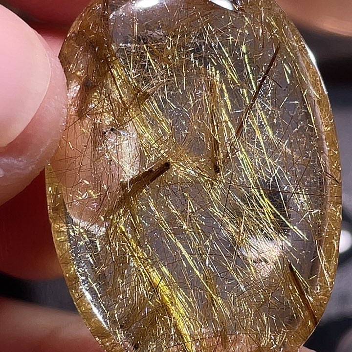 风***3颈饰发晶未镶嵌钛