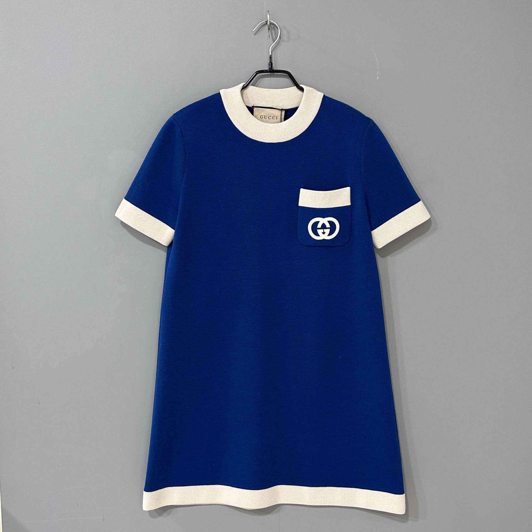 99新 GUCCI/古驰 GUCCI /古驰/双G针织连衣裙/99新/M码/43215