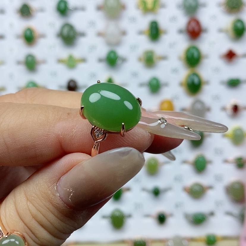 【闪购商品】和田玉（碧玉）纯天然和田玉和田玉银S925镶嵌