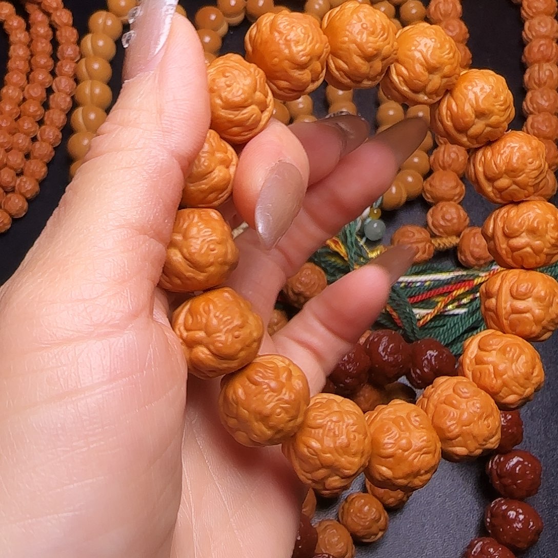 吊坠猴头核桃17➕金蝉手串