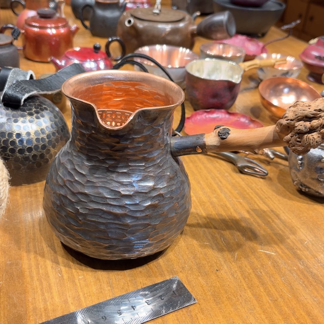 700复古煮茶罐手工锻打工艺