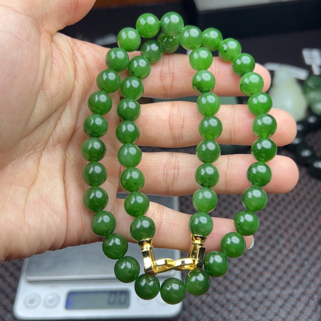 和田玉挂件未镶嵌项链