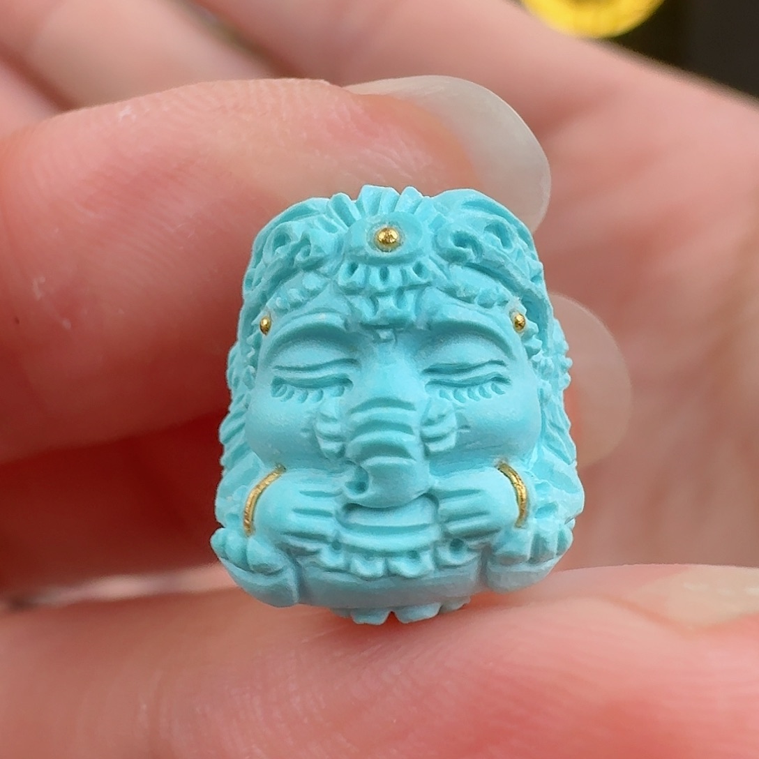 绿松石珠宝奇石未镶嵌