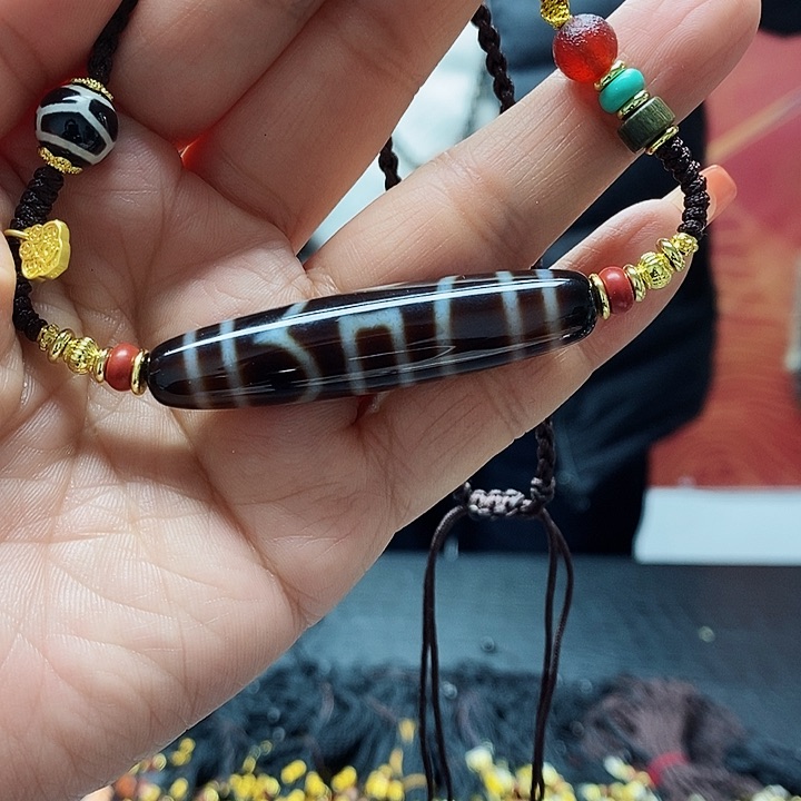 玛瑙/玉髓颈饰合金