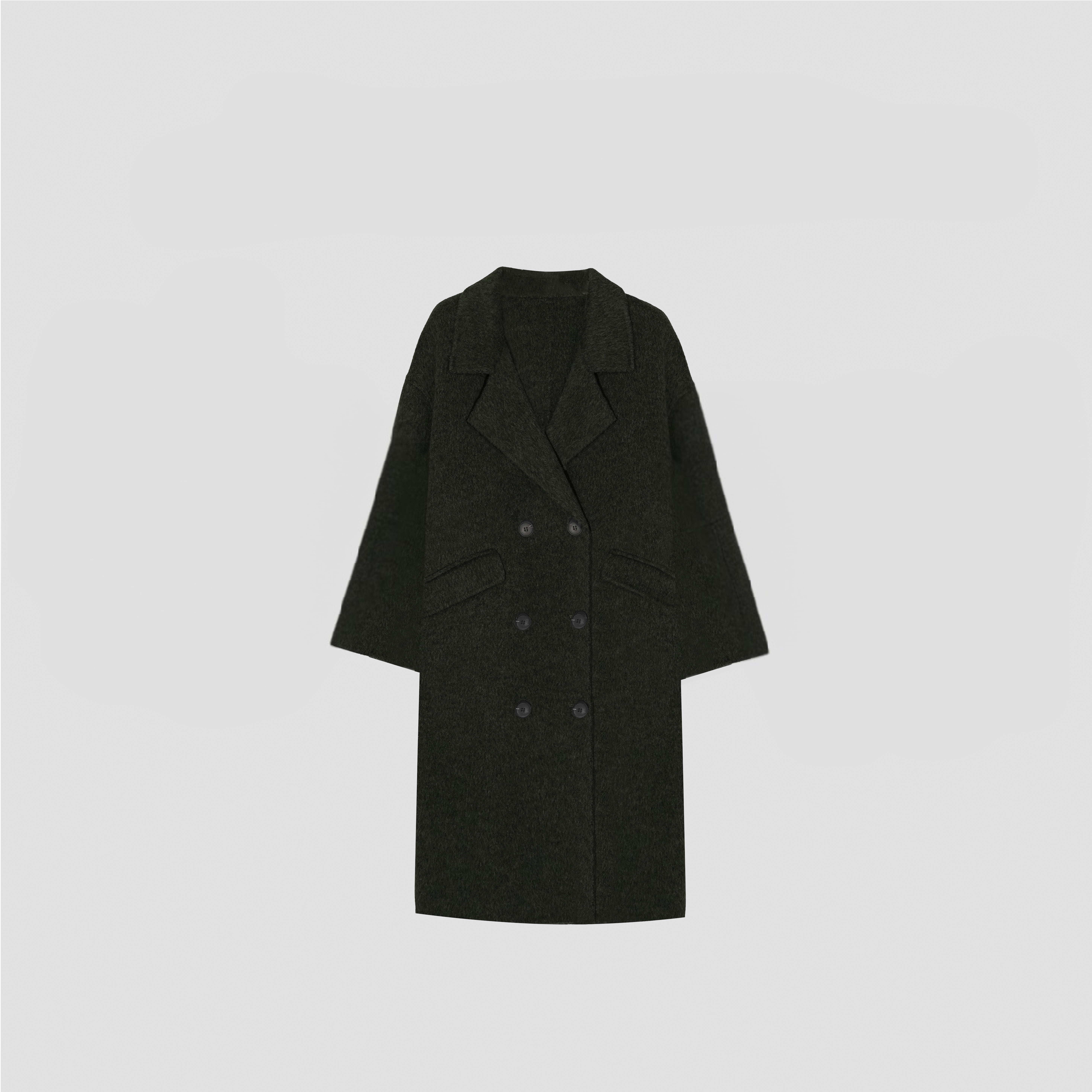 【1788】秋冬时尚西装翻领双面羊毛大衣