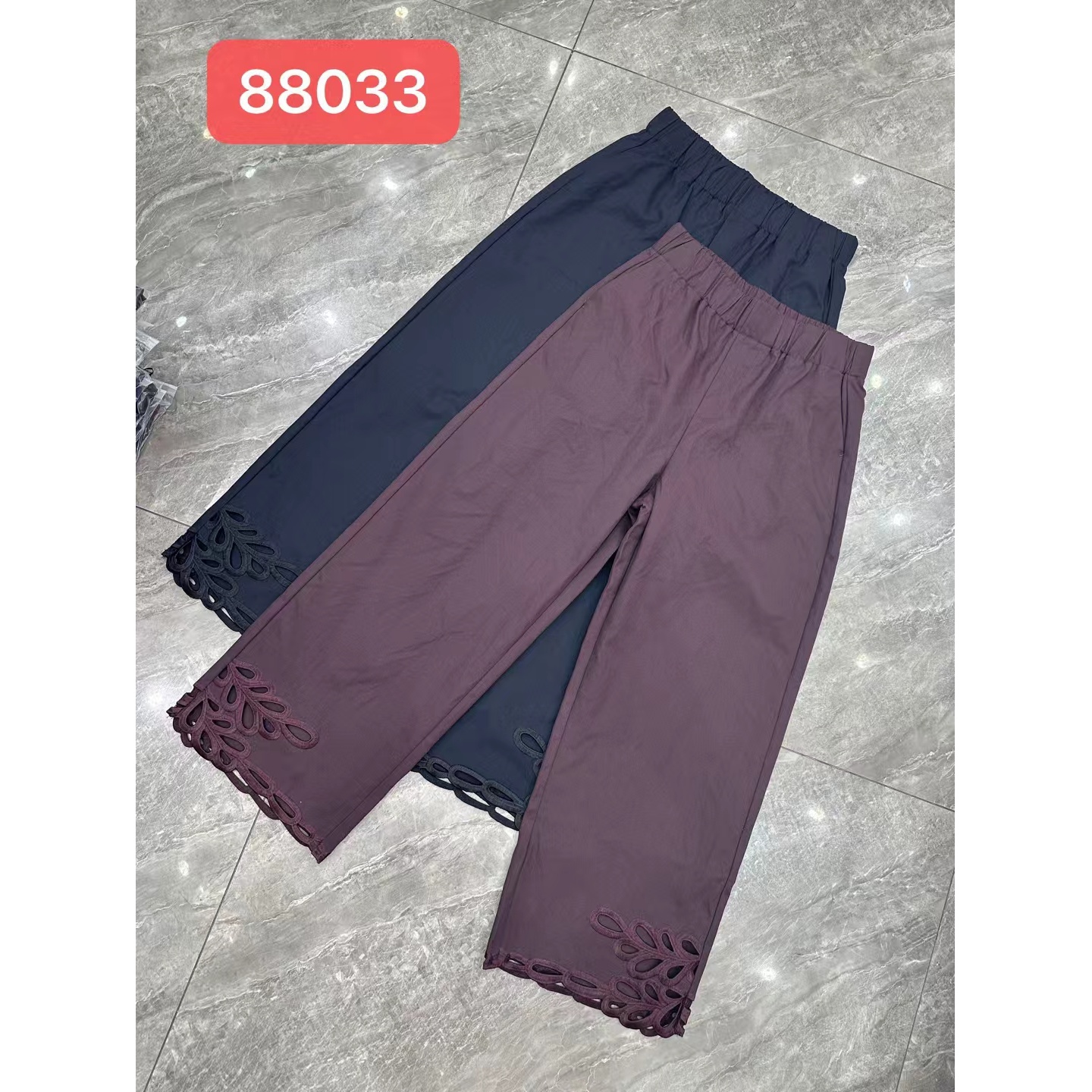 【南油玲姐】藏青色新款休闲裤A88033