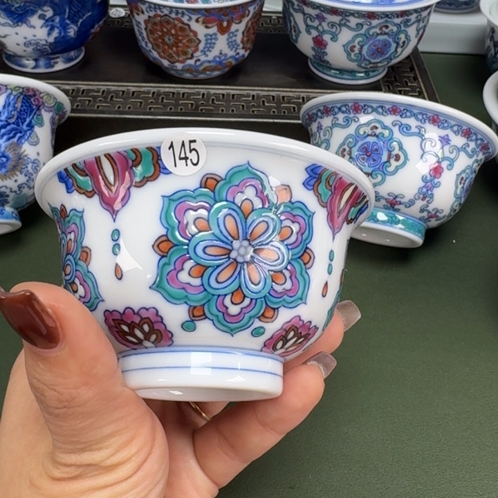 沙沙手工手绘茶具145