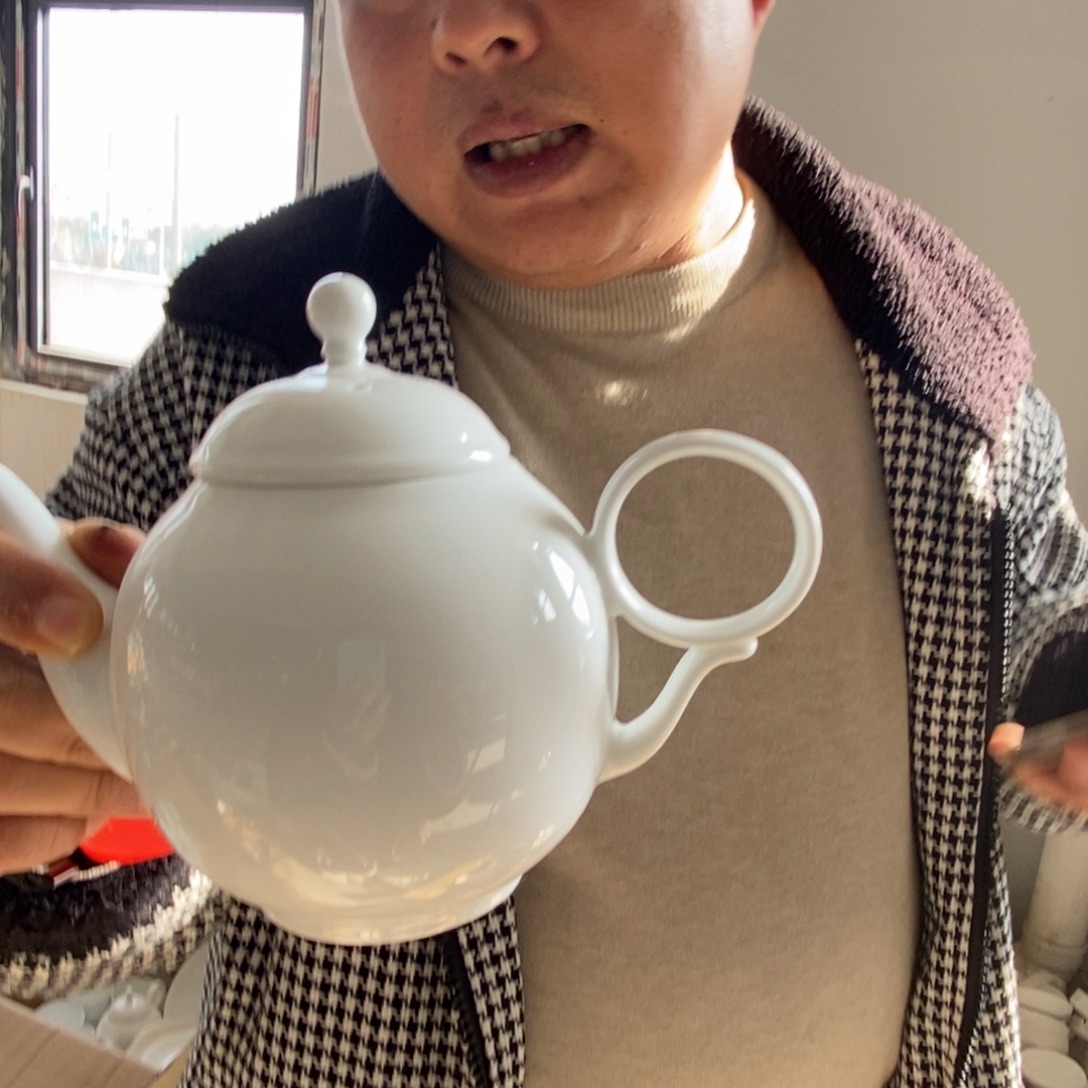 瓷景德镇陶瓷微瑕油壶一个