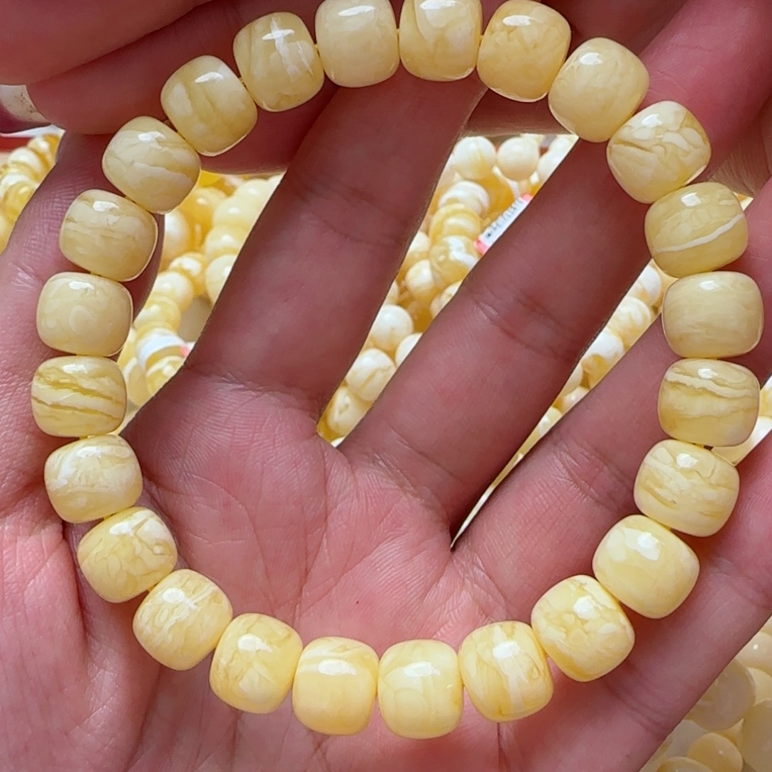 琥珀手链未镶嵌蜜蜡