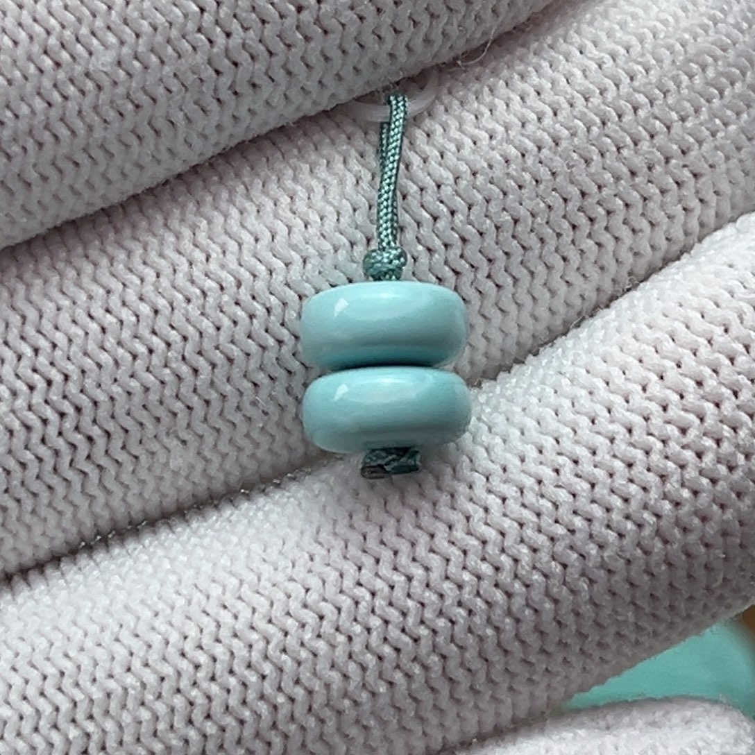 未镶嵌绿松石珠宝奇石蓝隔珠8