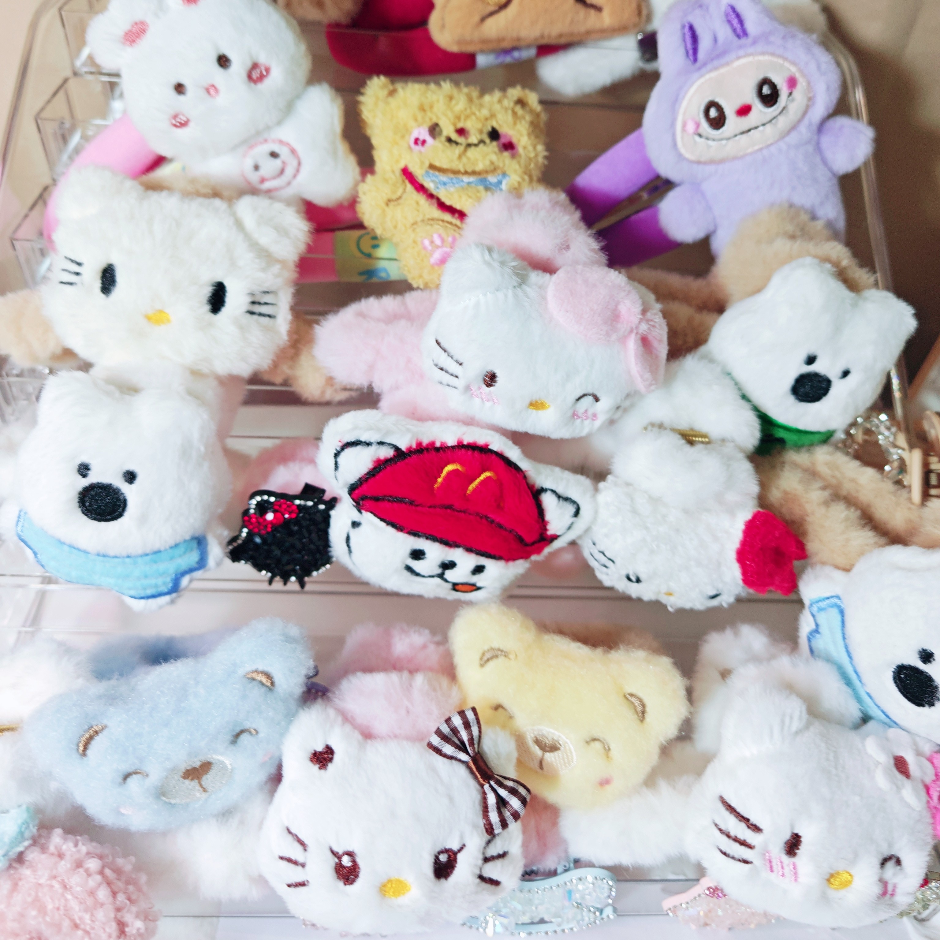 6个新款可爱卡通字母发夹时尚百搭刘海碎发边夹