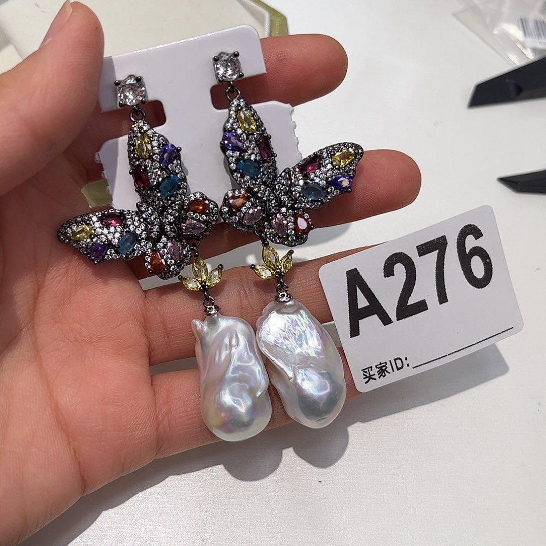 耳饰淡水珍珠合金