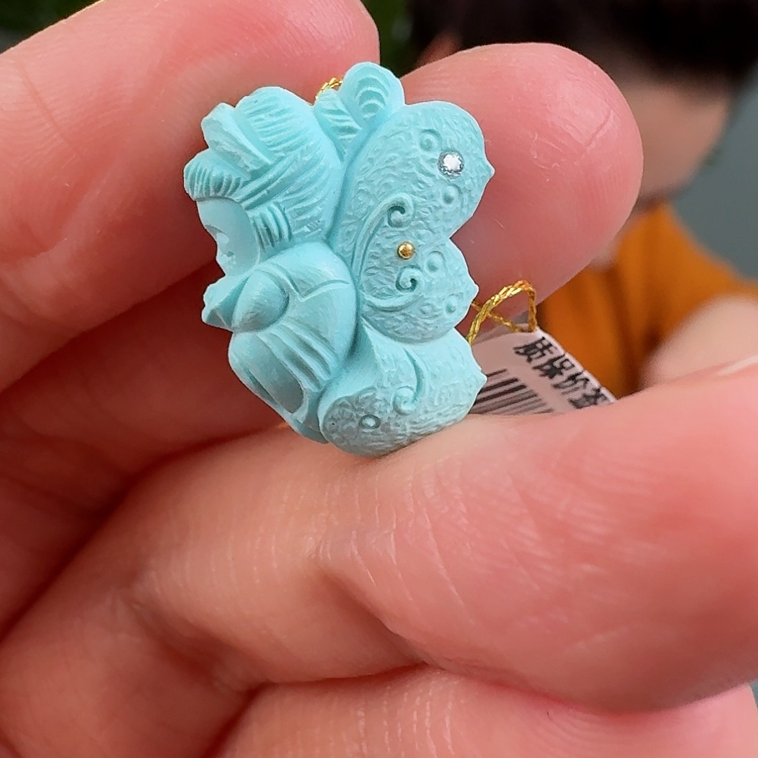 绿松石珠宝奇石未镶嵌