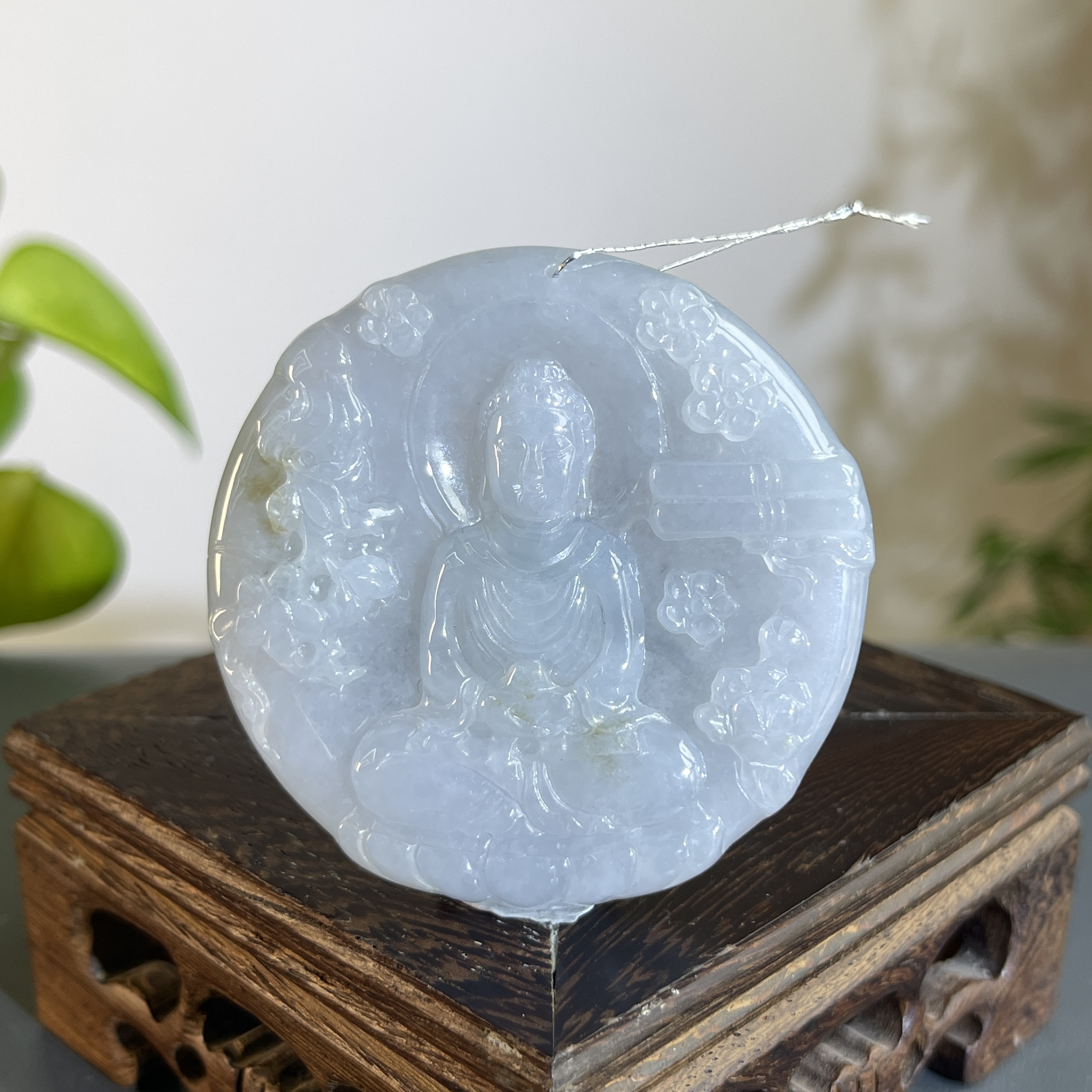 JTA20-019  天然缅甸A货翡翠 大日如来