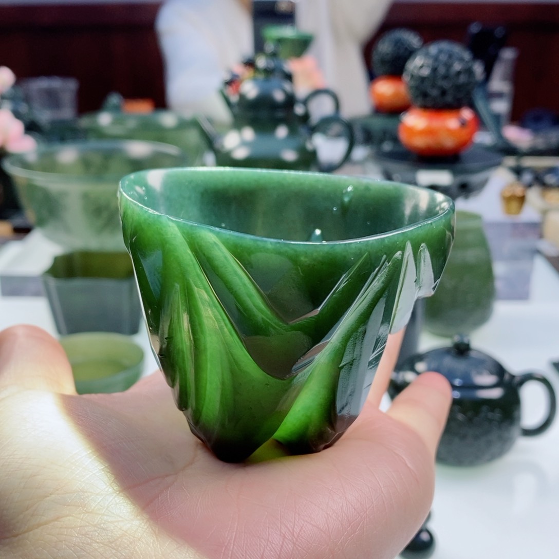 和田玉（青玉）挂件未镶嵌