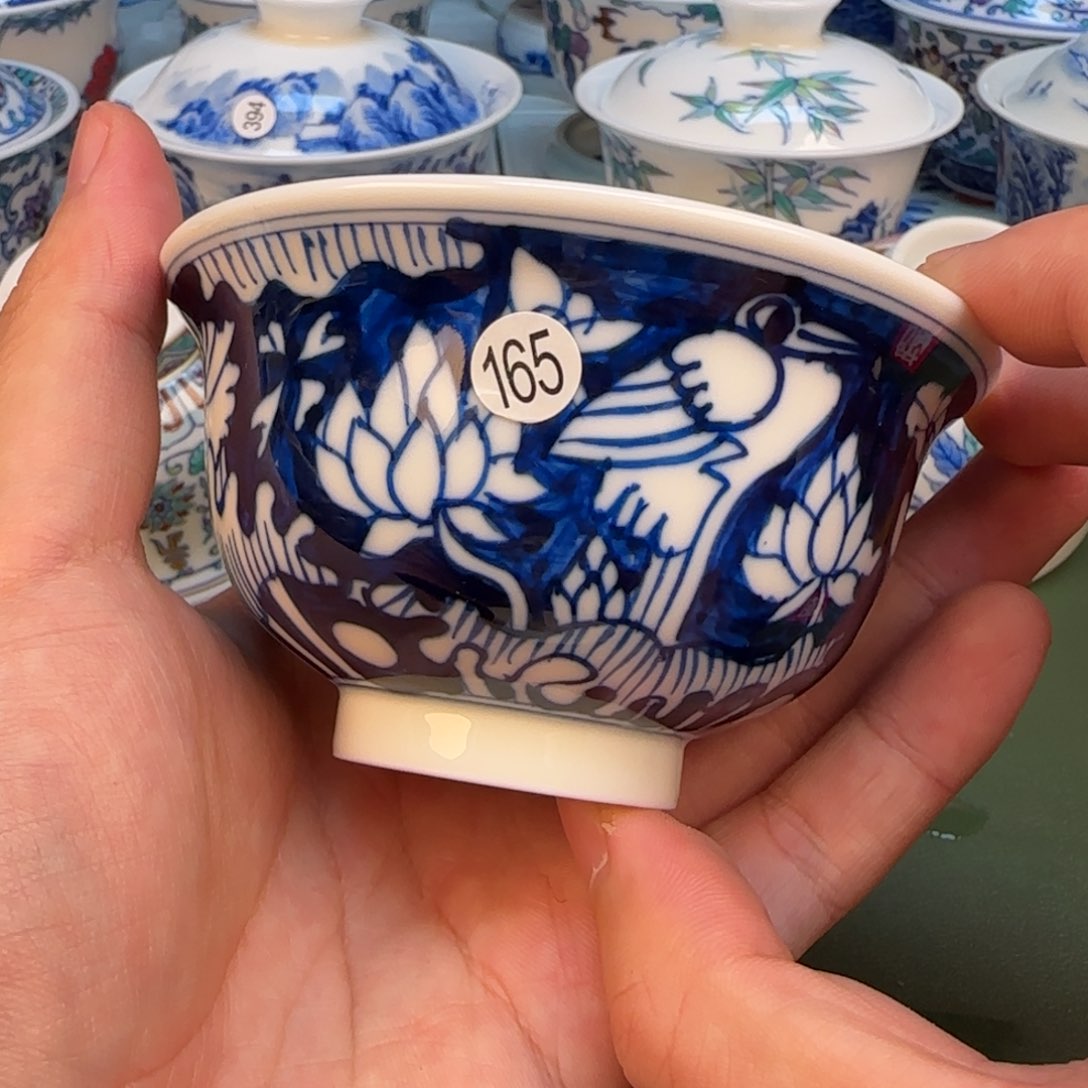 彦祖纯手工手绘茶具165