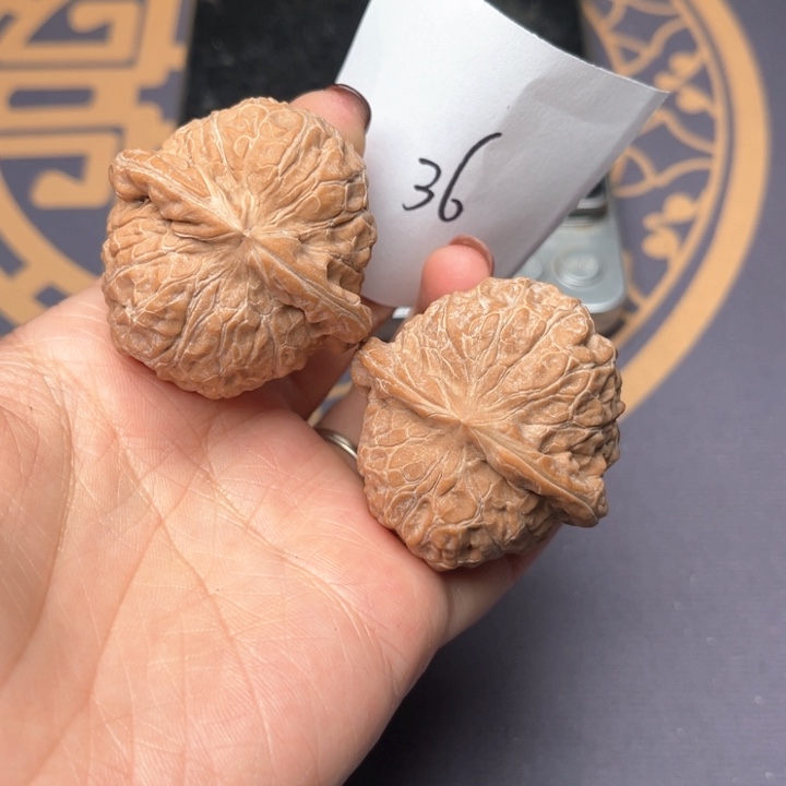 文玩核桃把件41南瓜墩