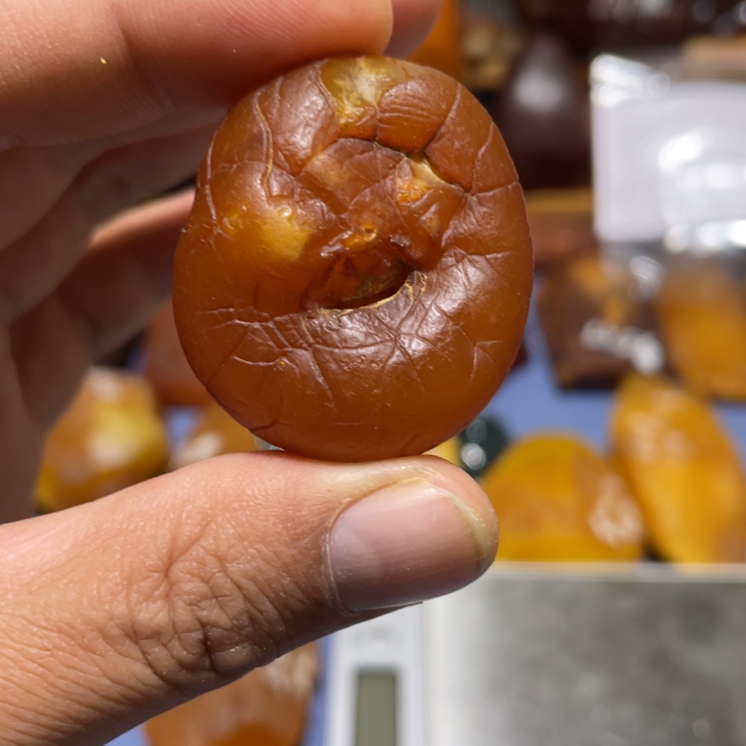 定制琥珀未镶嵌嗨***年原