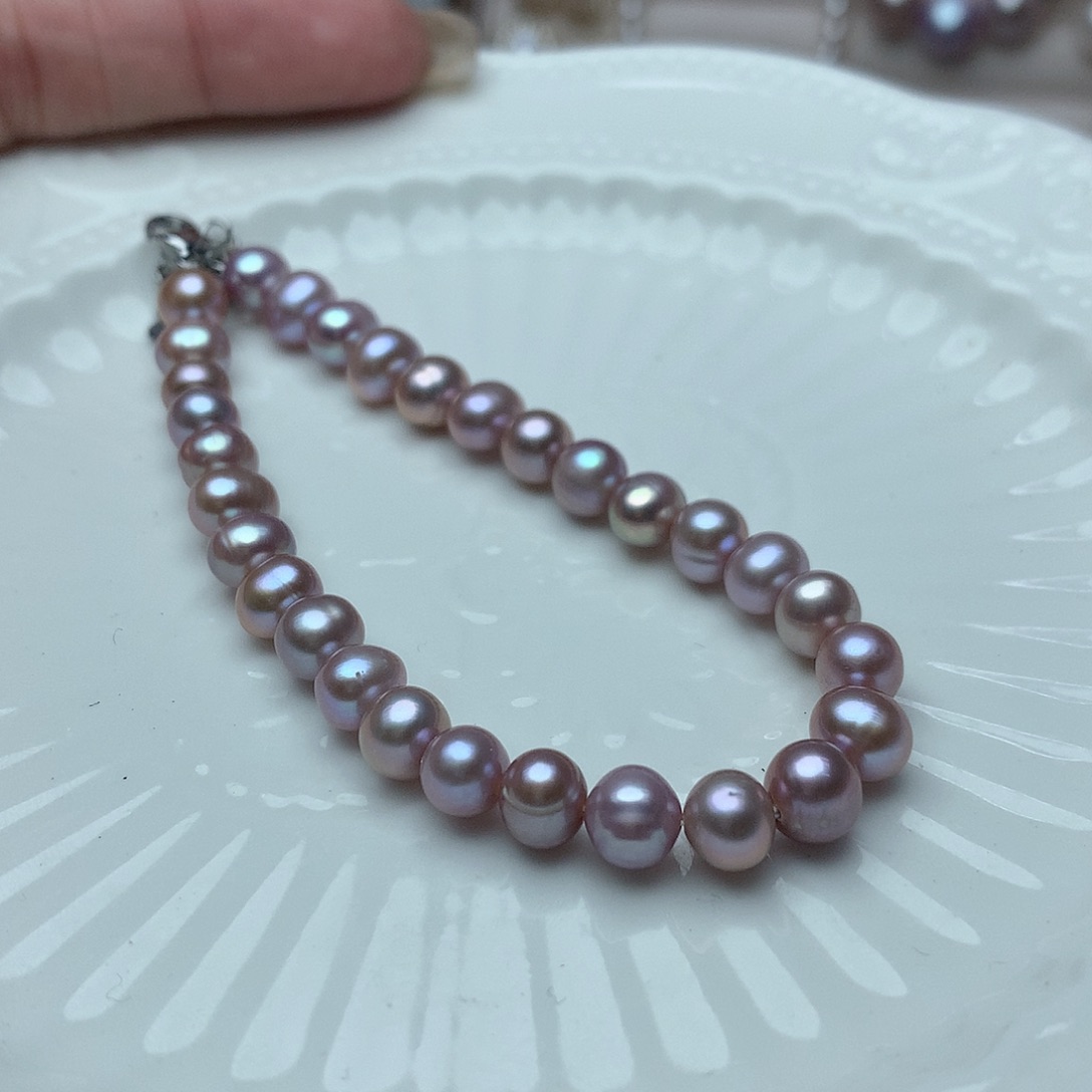 淡水珍珠6-7未镶嵌n11项链