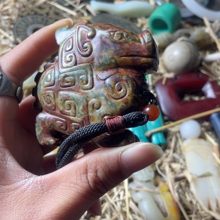 和田玉未镶嵌吊坠(不含链)