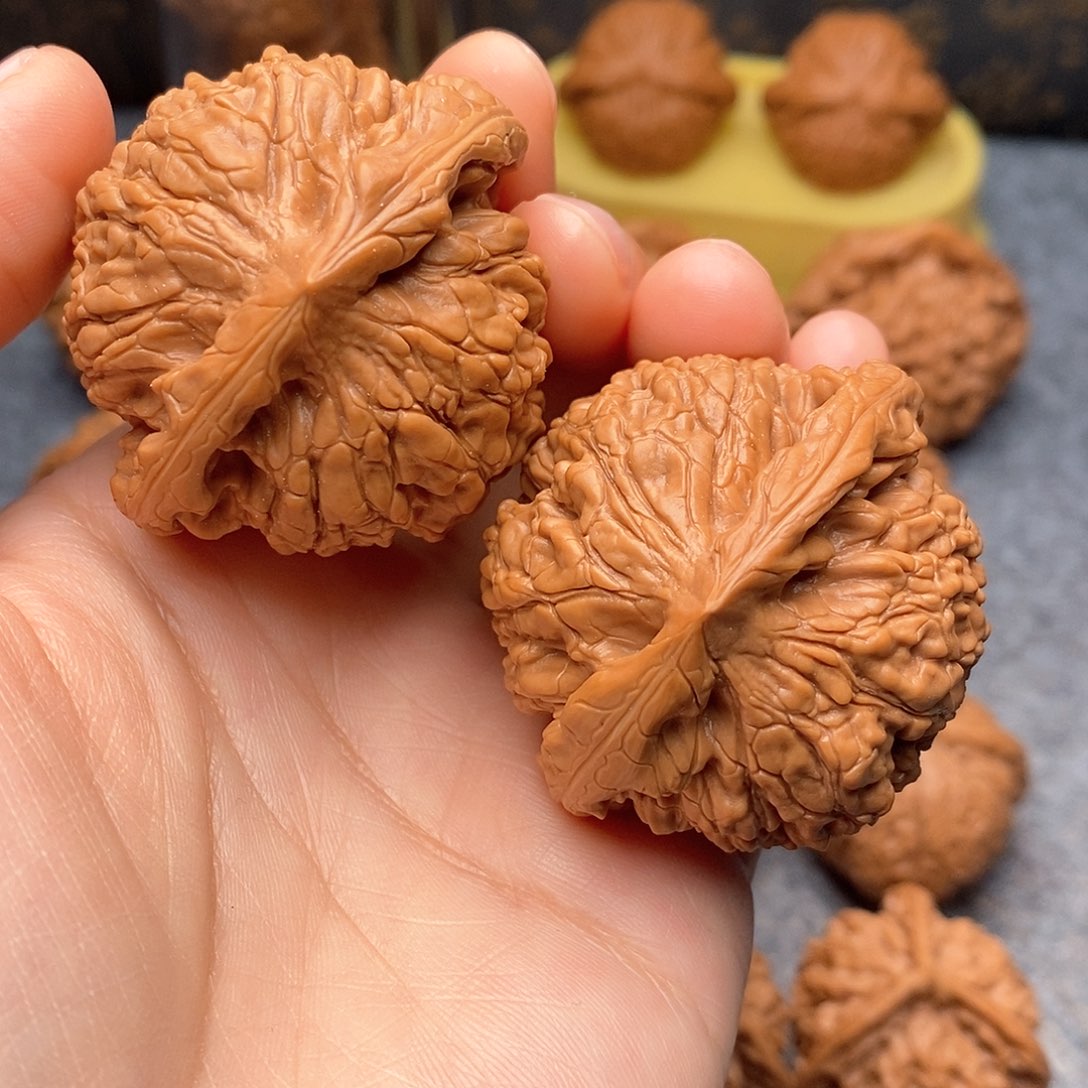 文玩核桃把件官帽46尺