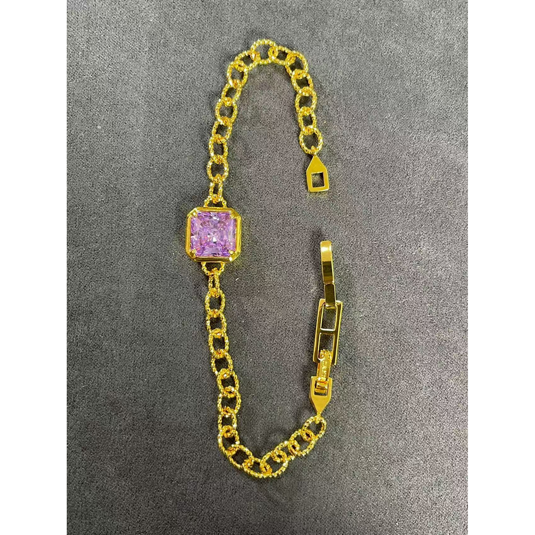 手链  福玺甄选紫手链6210